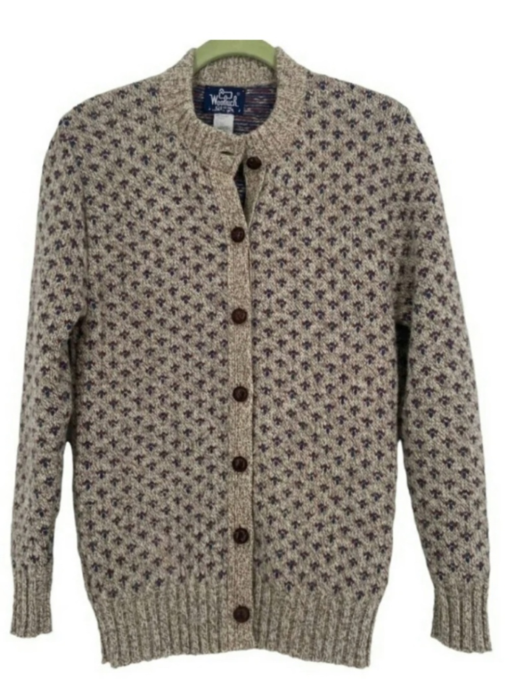 Vintage Woolrich Wool Blend Cardigan Sweater
